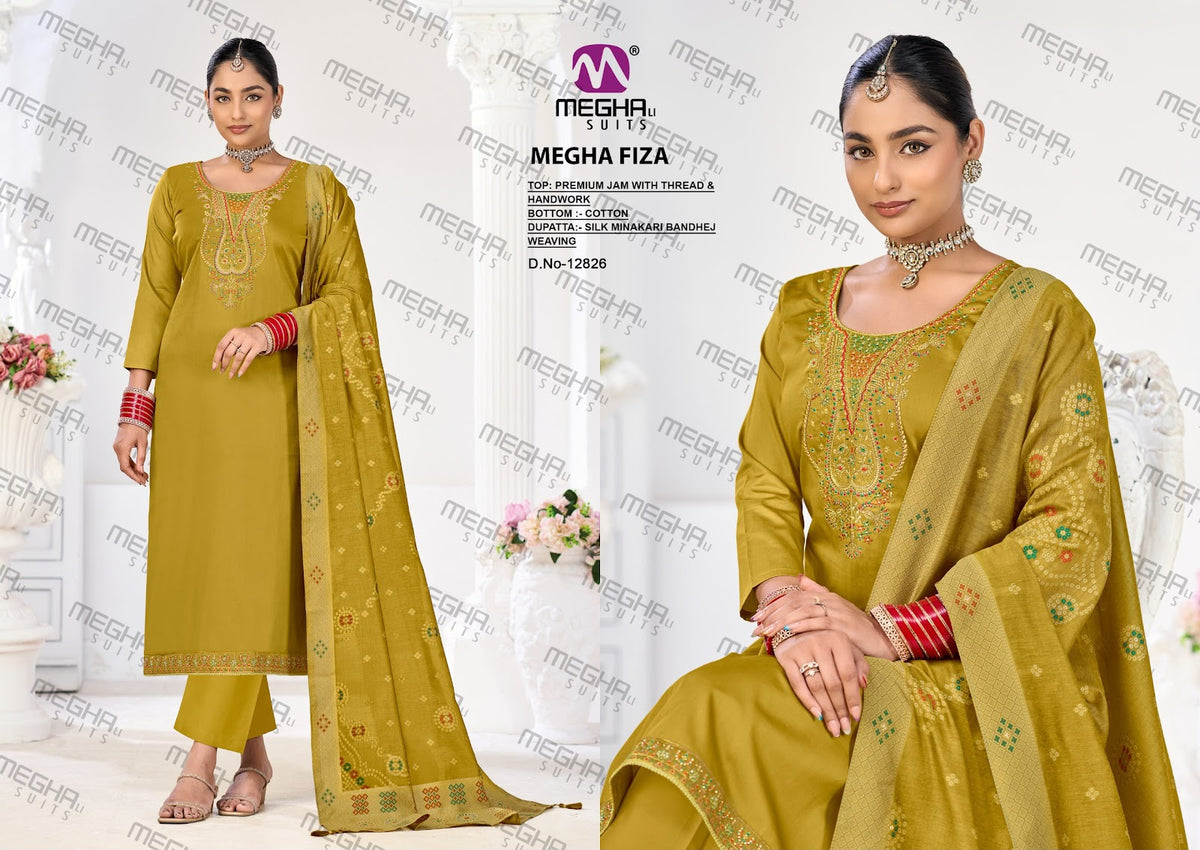 Fiza Megha Jam Pant Style Suits Wholesale