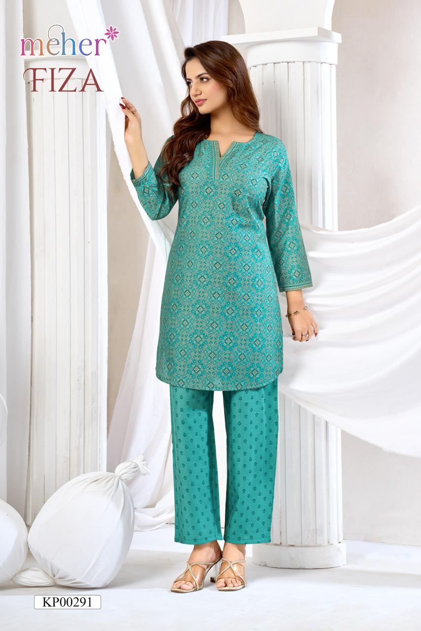 Fiza Meher Vertican Co Ord Set Exporter