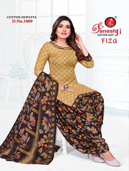 Fiza Vol 1 Ganeshji Cotton Dress Material Exporter Gujarat