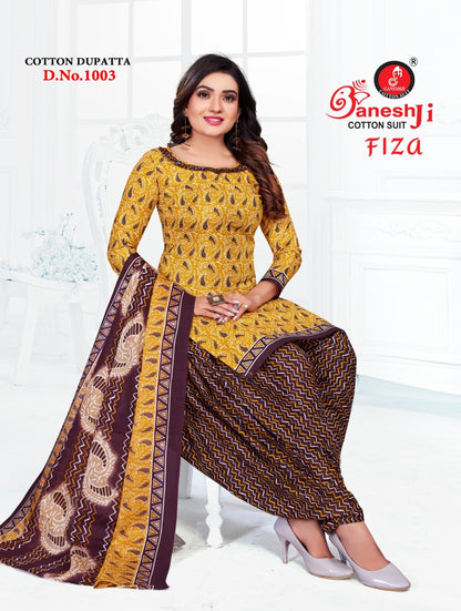 Fiza Vol 1 Ganeshji Cotton Dress Material Exporter Gujarat