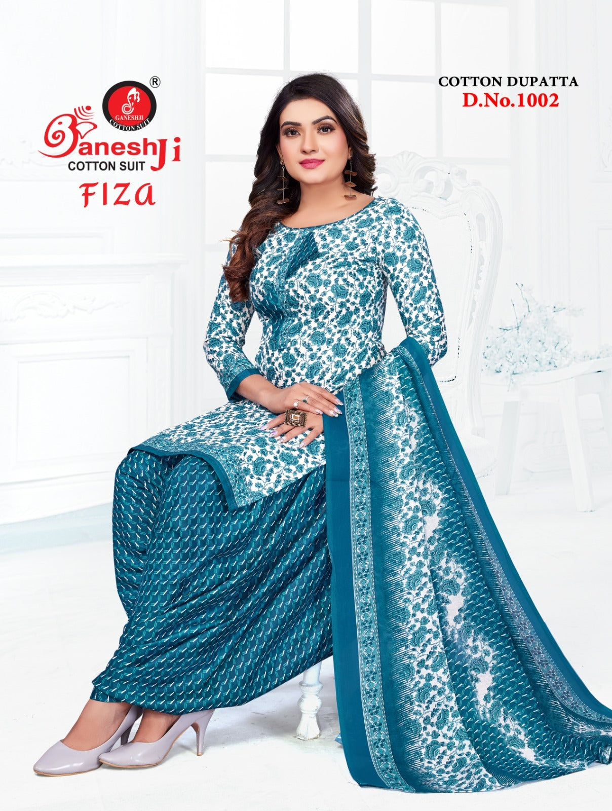 Fiza Vol 1 Ganeshji Cotton Dress Material Exporter Gujarat