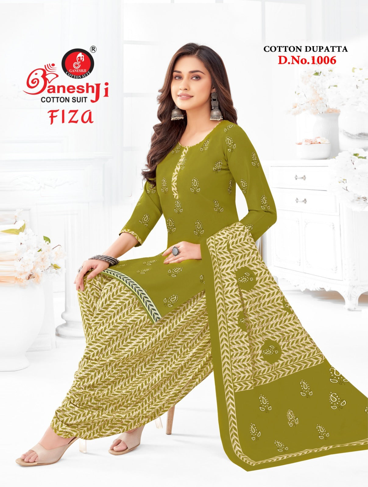 Fiza Vol 1 Ganeshji Cotton Dress Material Exporter Gujarat