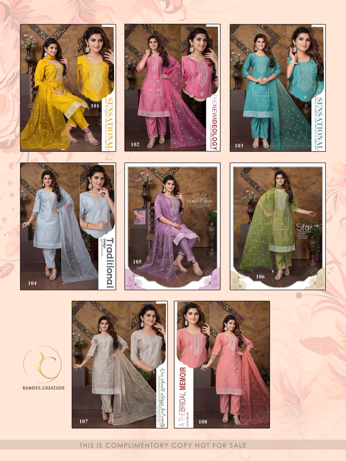 Fiza Vol 1 Ramdev Creation Heavy Roman Readymade Pant Style Suits Wholesale Price