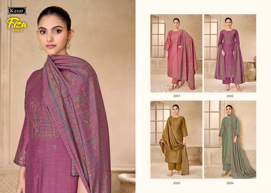 Fiza Vol 2 Kesar Gadwal Silk Karachi Salwar Suits Wholesale Price