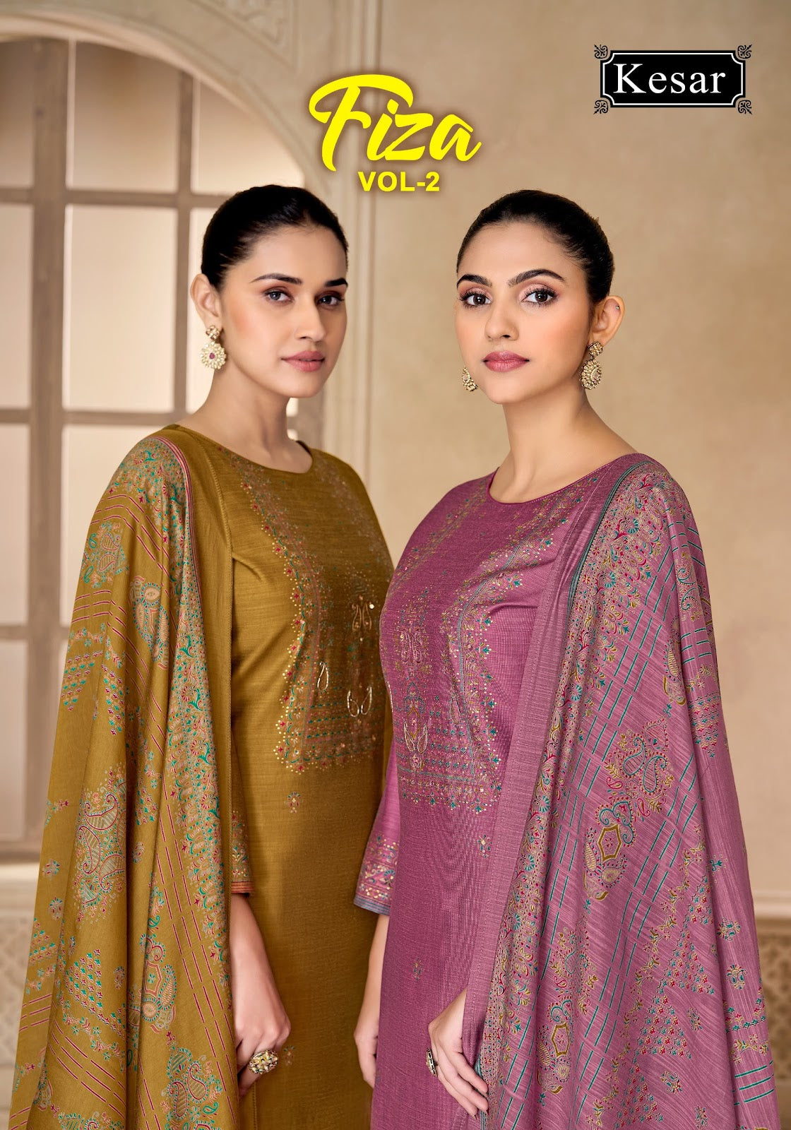 Fiza Vol 2 Kesar Gadwal Silk Karachi Salwar Suits Wholesale Price