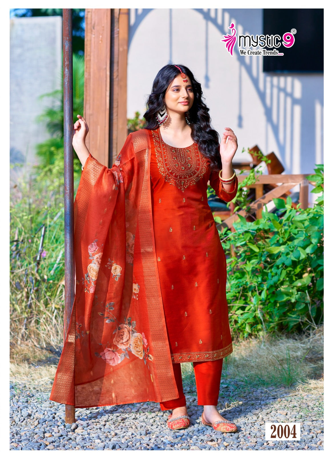 Fiza Vol 2 Mystic 9 Banglori Silk Readymade Pant Style Suits Supplier India