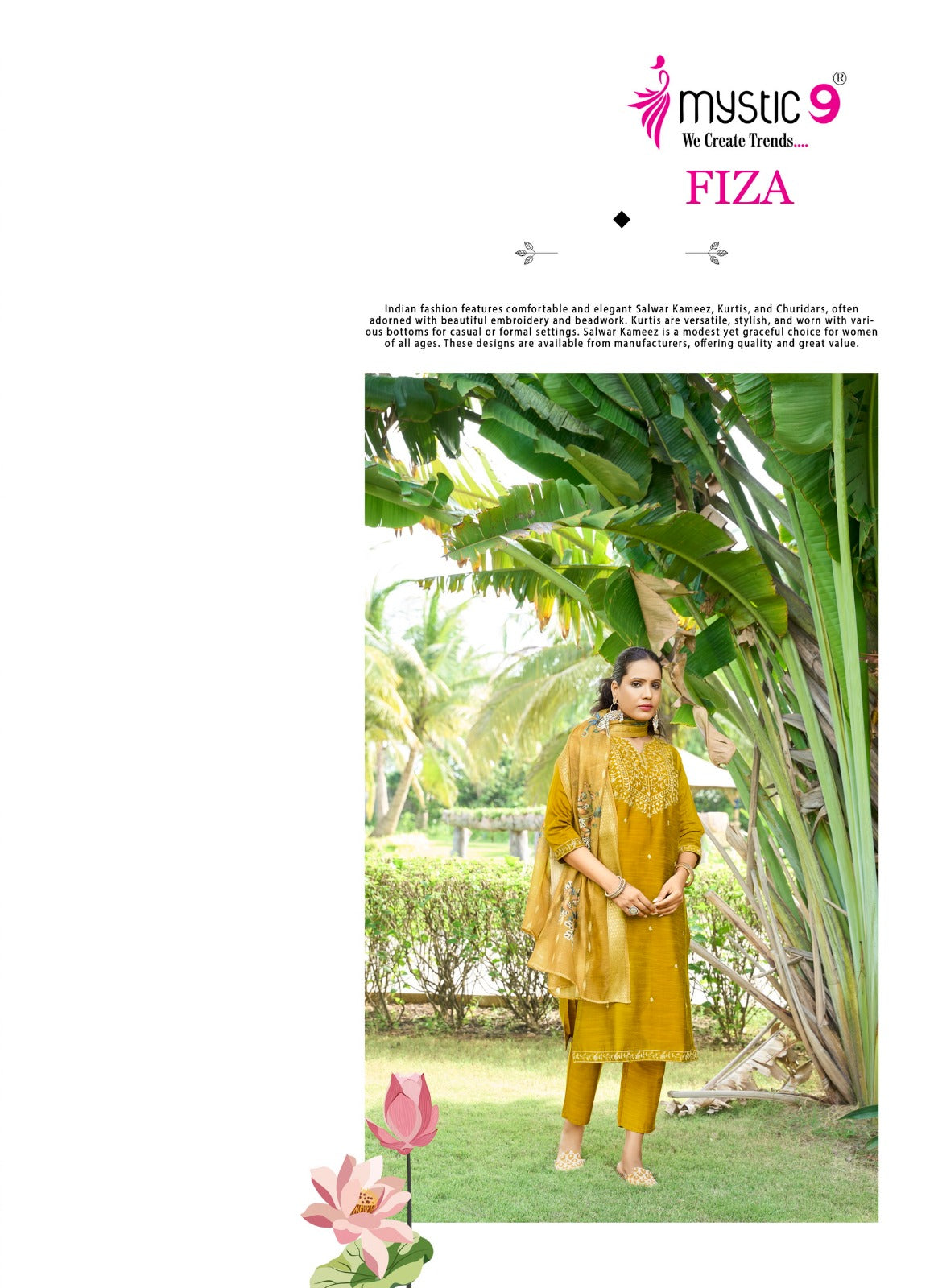 Fiza Vol 4 Mystic 9 Banglori Silk Readymade Pant Style Suits Wholesale Price