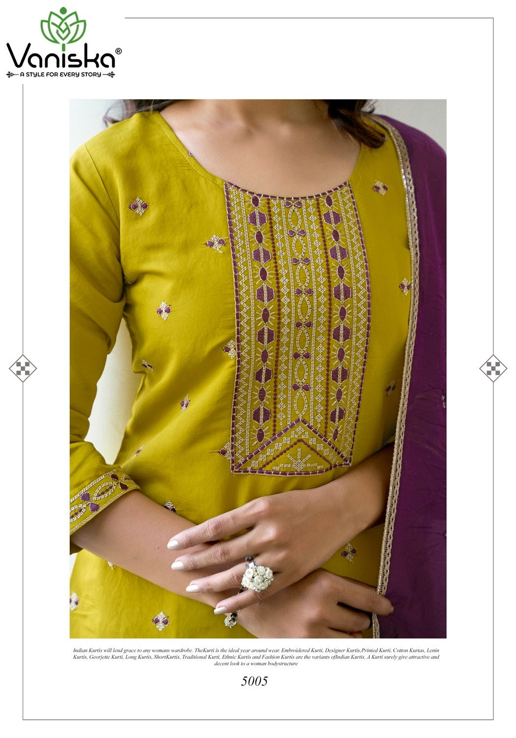 Fiza Vol 5 Vaniska Roman Silk Readymade Pant Style Suits Wholesaler Ahmedabad