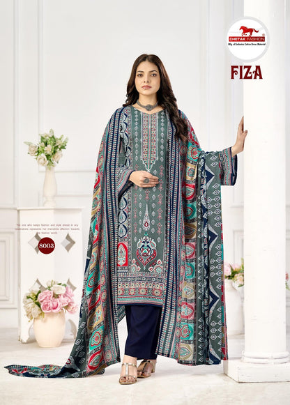 Fiza Vol 8 Chetak Fashion Rayon Karachi Salwar Suits Wholesaler Ahmedabad