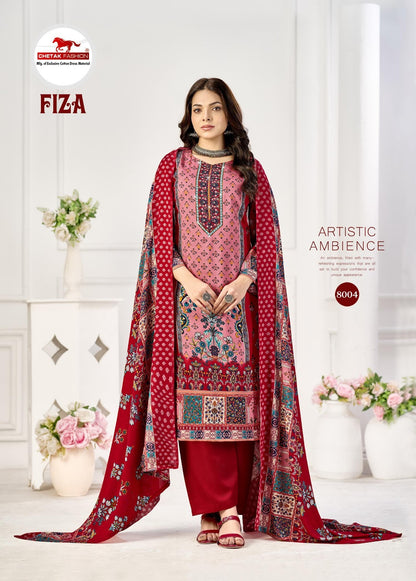 Fiza Vol 8 Chetak Fashion Rayon Karachi Salwar Suits Wholesaler Ahmedabad