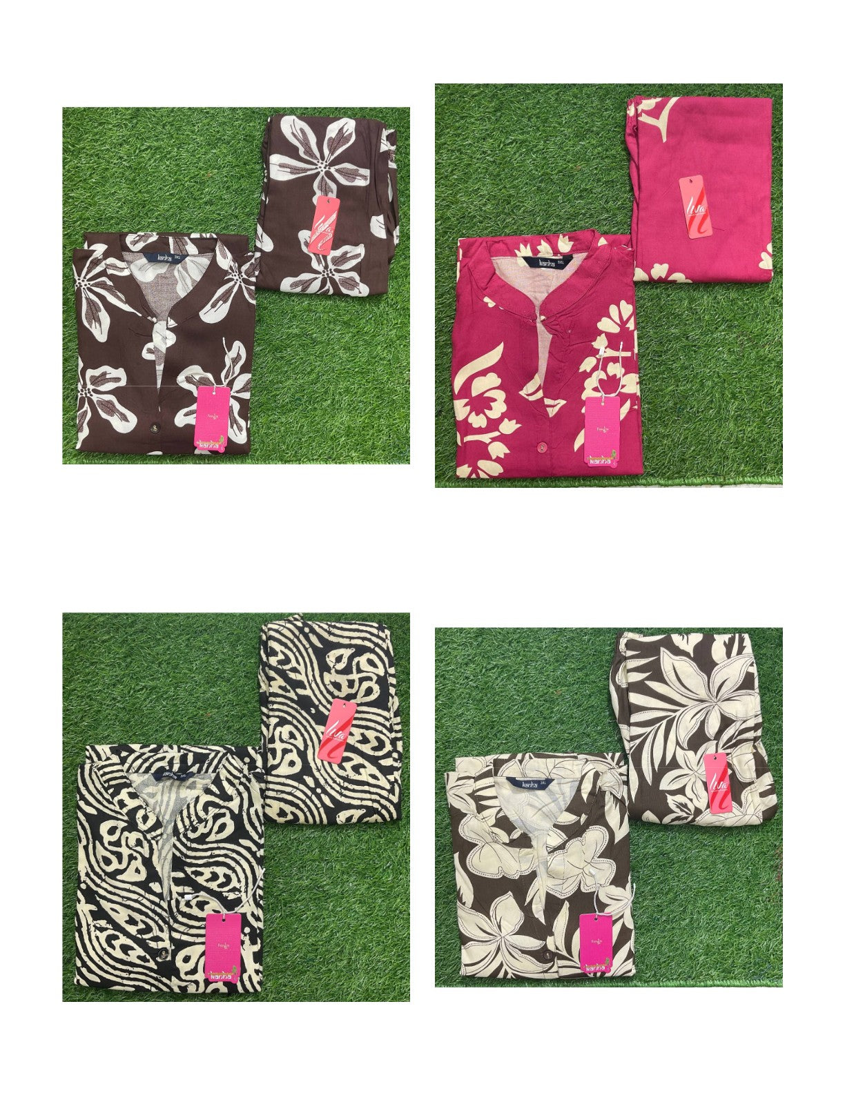 Fiza With Pocket 0612 Kanha Reyon Co Ord Set Exporter India