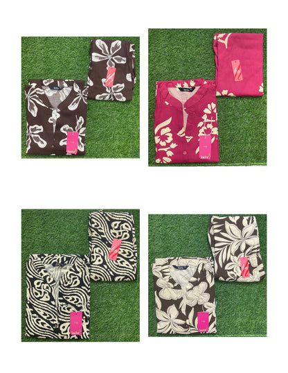 Fiza With Pocket 0612 Kanha Reyon Co Ord Set Exporter India