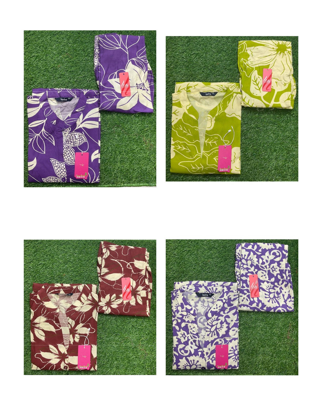 Fiza With Pocket 0612 Kanha Reyon Co Ord Set Exporter India