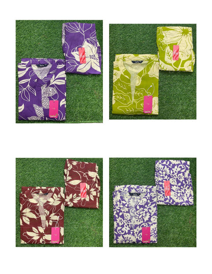 Fiza With Pocket 0612 Kanha Reyon Co Ord Set Exporter India