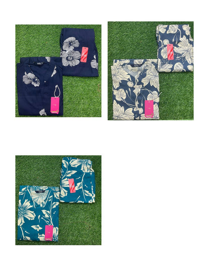 Fiza With Pocket 0612 Kanha Reyon Co Ord Set Exporter India