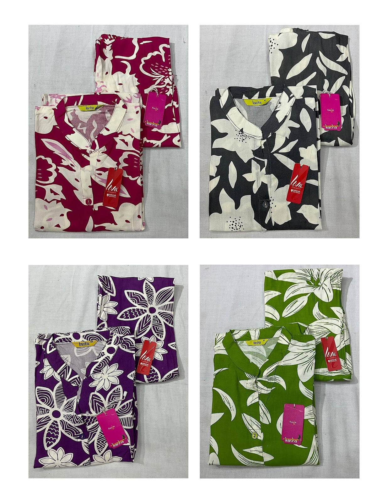 Fiza With Pocket 1509 Kanha Reyon Co Ord Set Wholesale Price