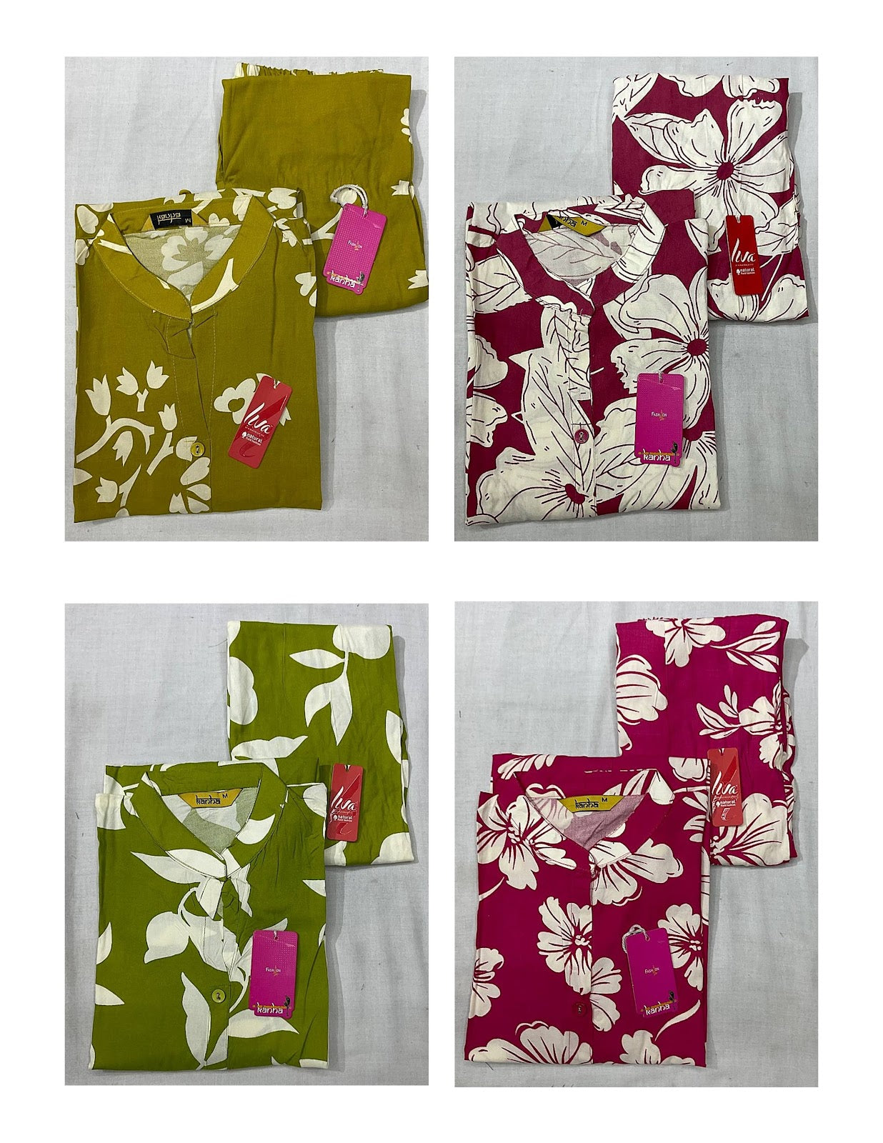 Fiza With Pocket 1509 Kanha Reyon Co Ord Set Wholesale Price