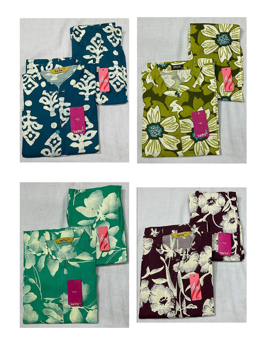 Fiza With Pocket 1908 Kanha Reyon Co Ord Set Wholesaler India