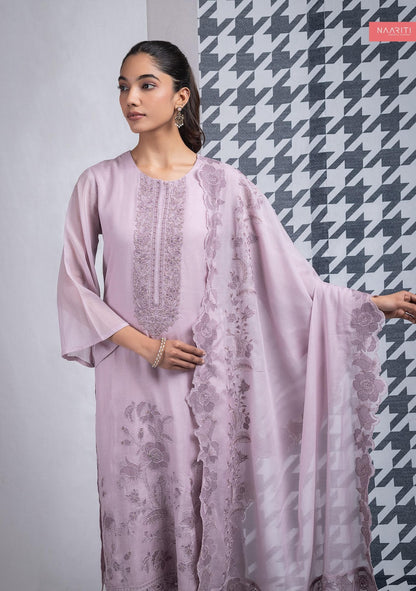 Fizrit Naariti Mul Chanderi Pant Style Suits Supplier Gujarat