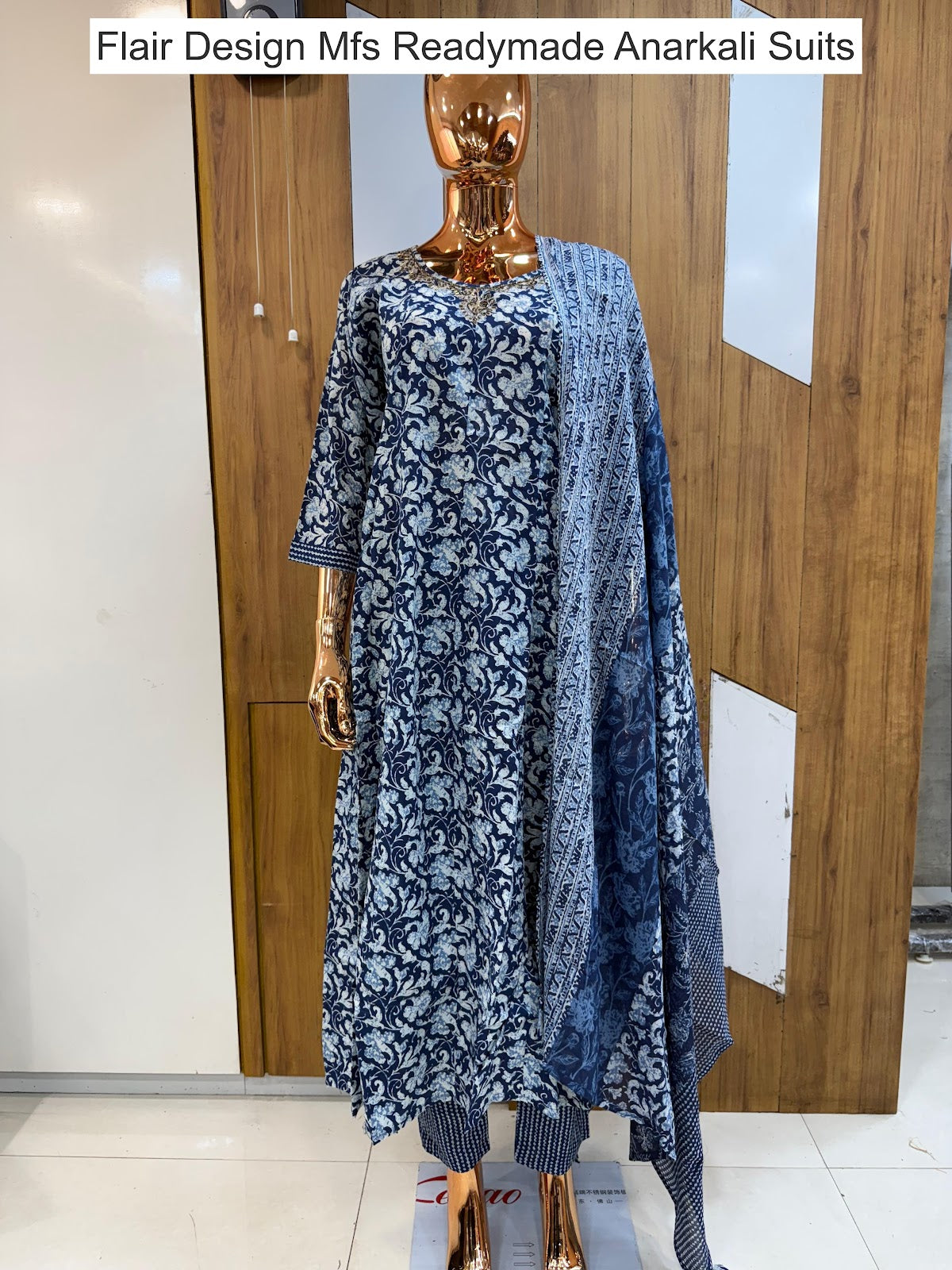 Flair Design Mfs Cotton Readymade Anarkali Suits Supplier