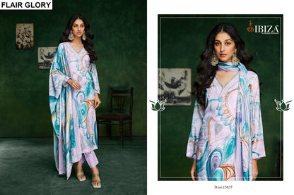 Flair Glory Ibiza Bemberg Muslin Pant Style Suits Wholesale Rate