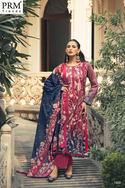 Flavia Prm Trendz Jam Silk Pant Style Suits Supplier India