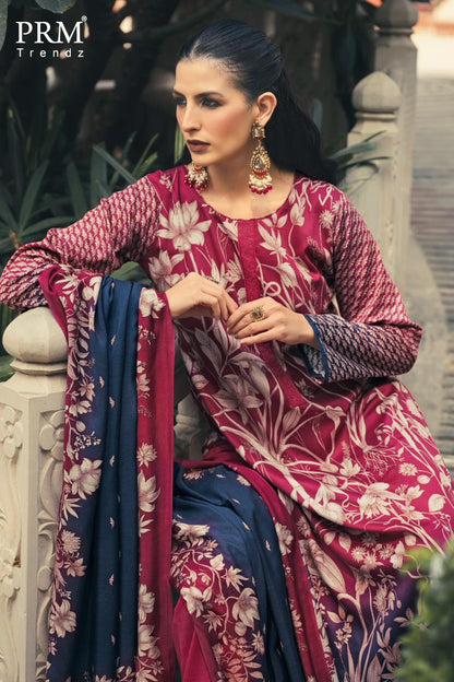 Flavia Prm Trendz Jam Silk Pant Style Suits Supplier India