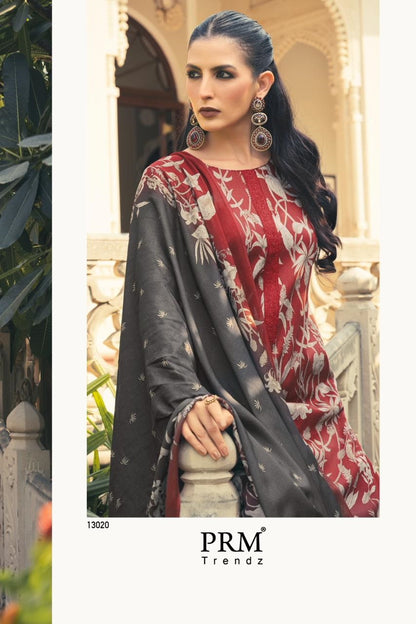 Flavia Prm Trendz Jam Silk Pant Style Suits Supplier India