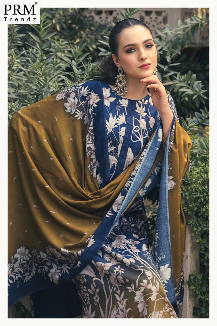 Flavia Prm Trendz Jam Silk Pant Style Suits Supplier India