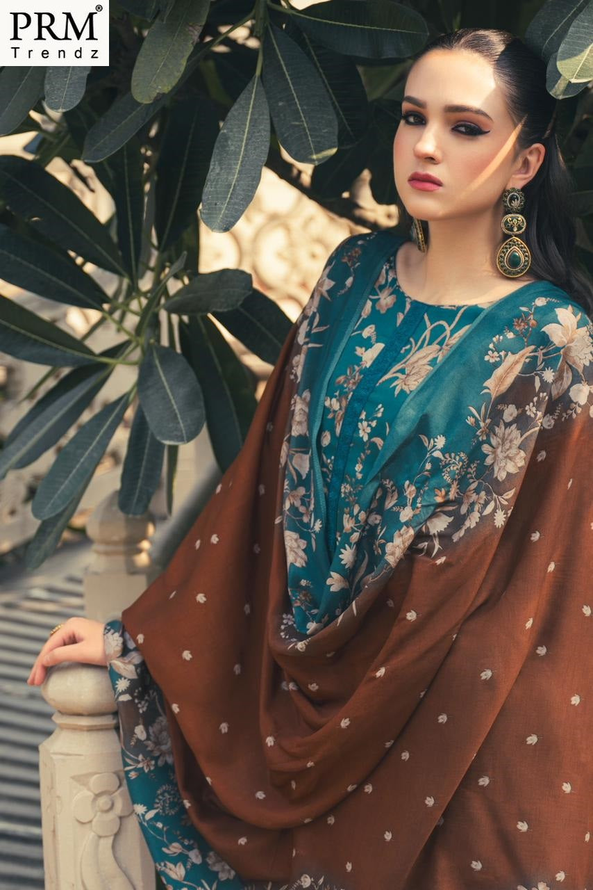 Flavia Prm Trendz Jam Silk Pant Style Suits Supplier India