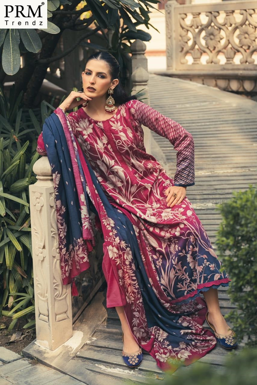 Flavia Prm Trendz Jam Silk Pant Style Suits Supplier India