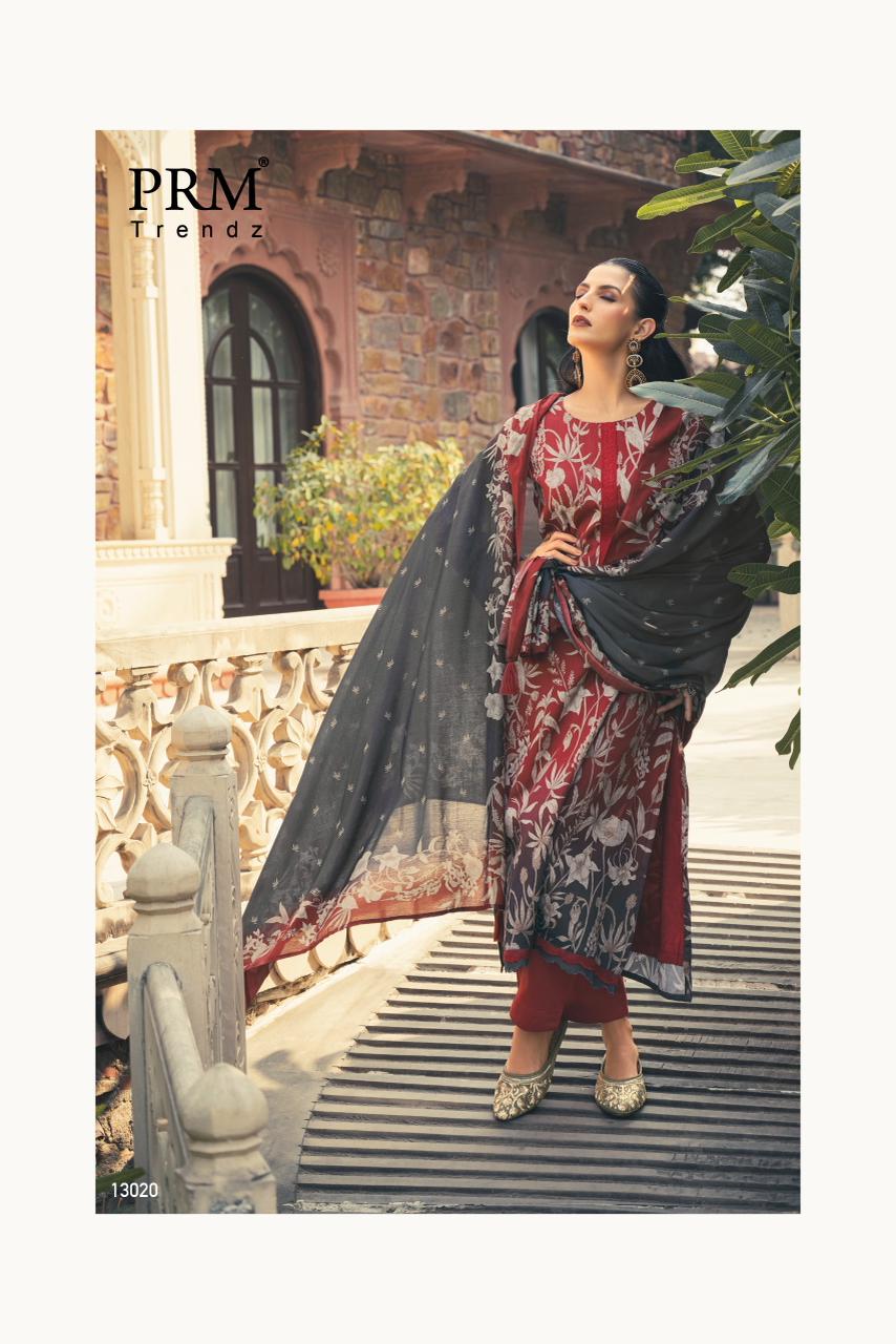 Flavia Prm Trendz Jam Silk Pant Style Suits Supplier India