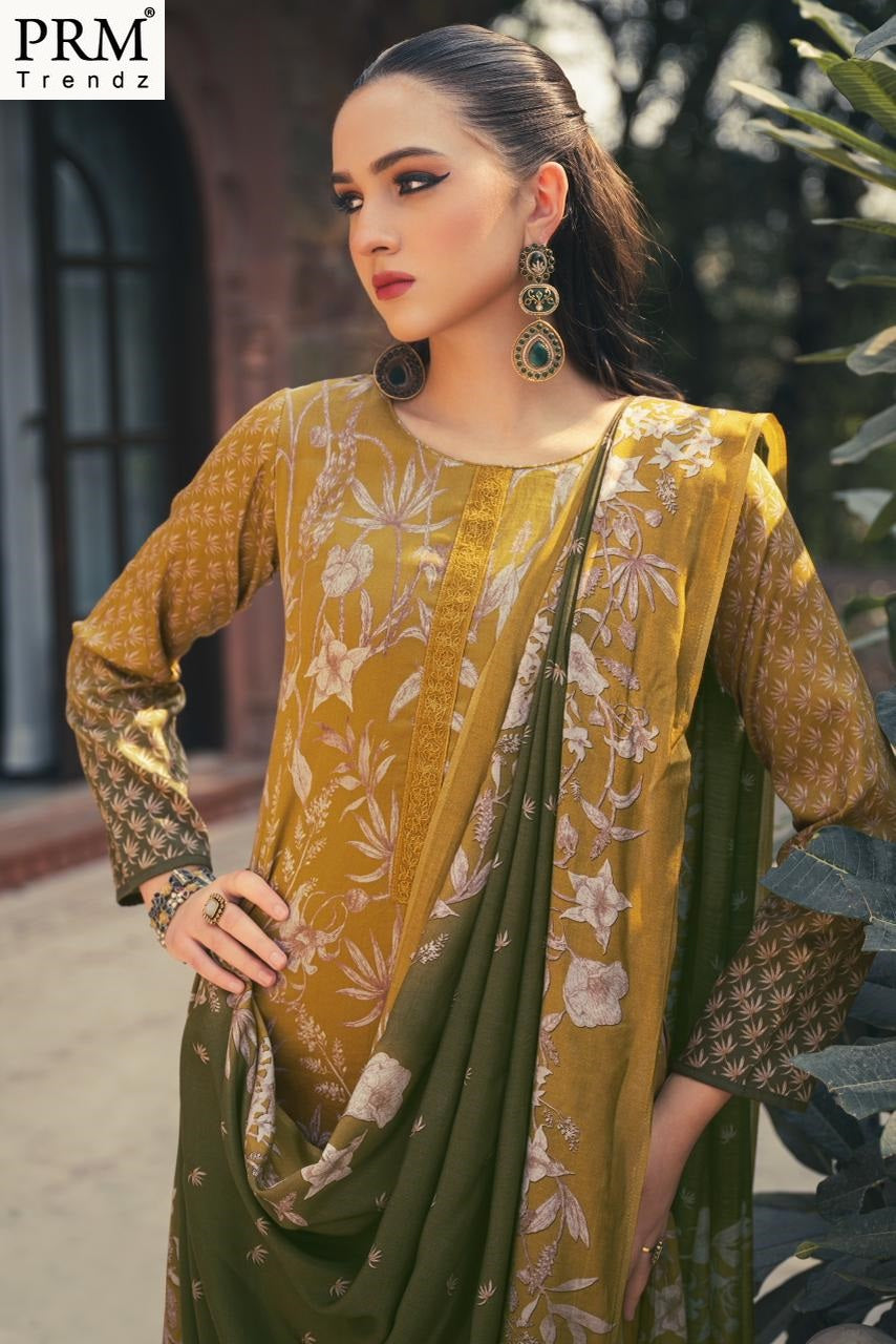 Flavia Prm Trendz Jam Silk Pant Style Suits Supplier India