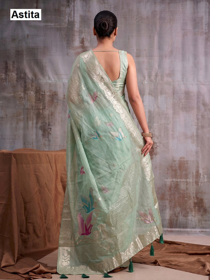 Flemingo Astita Linen Cotton Sarees Manufacturer Ahmedabad