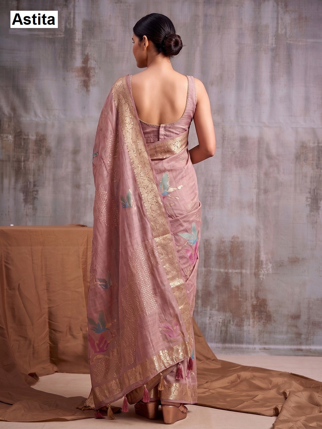 Flemingo Astita Linen Cotton Sarees Manufacturer Ahmedabad