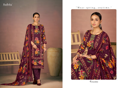 Flora Radhika Fashion Azara Lawn Cotton Karachi Salwar Suits Manufacturer Gujarat