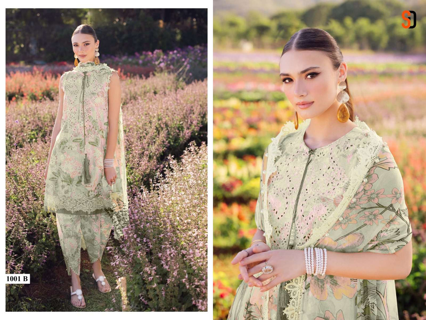 Flora Shraddha Designer Lawn Cotton Karachi Salwar Suits Manufacturer