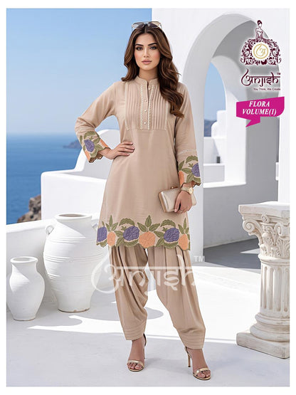 Flora Vol 1 Anjish Chanderi Co Ord Set Manufacturer India