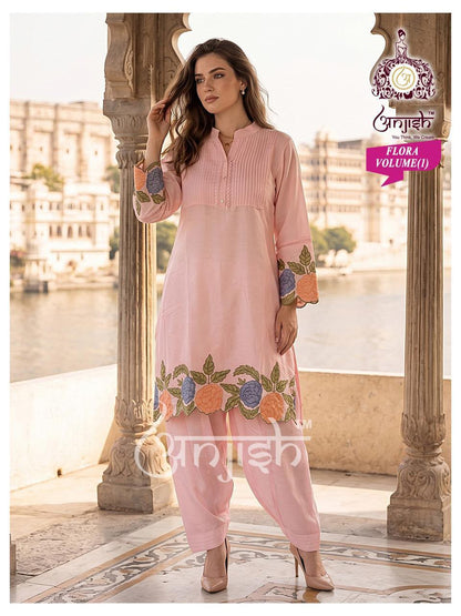 Flora Vol 1 Anjish Chanderi Co Ord Set Manufacturer India