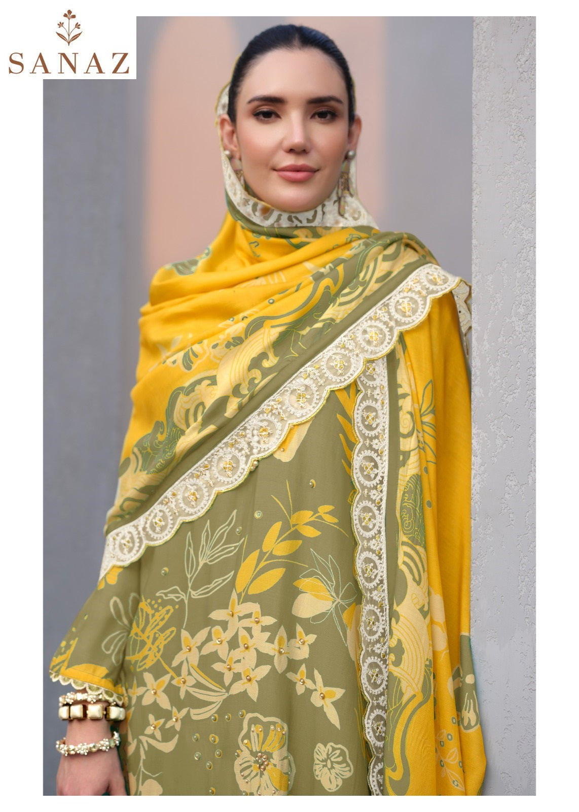 Floral Art Vol 2 Sanaz Viscose Muslin Pant Style Suits Wholesale Price