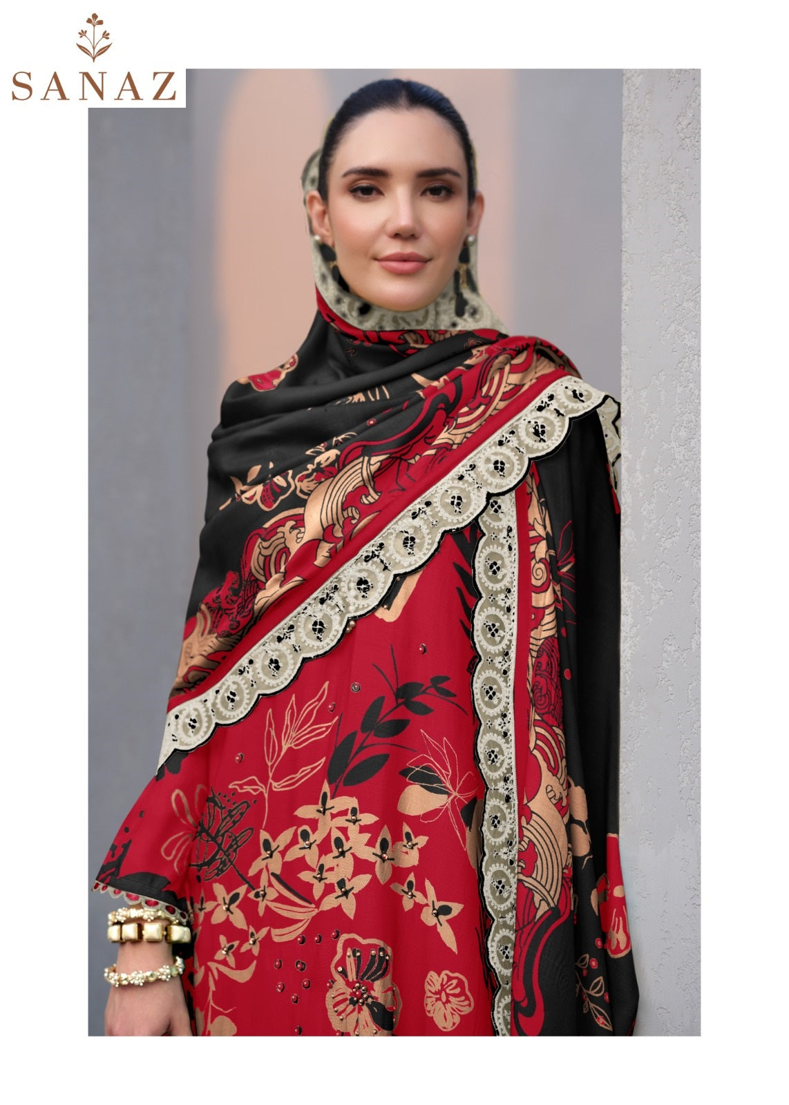 Floral Art Vol 2 Sanaz Viscose Muslin Pant Style Suits Wholesale Price