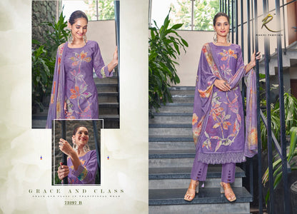 Floral Bloom Rakhi Fashion Pure Viscose Pant Style Suits Wholesale Price