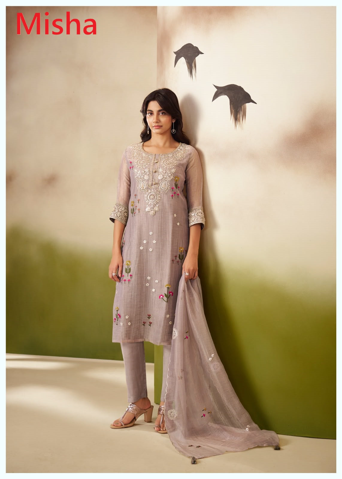 Floral Bootis 2609 Misha Salsa Readymade Pant Style Suits Wholesaler Ahmedabad