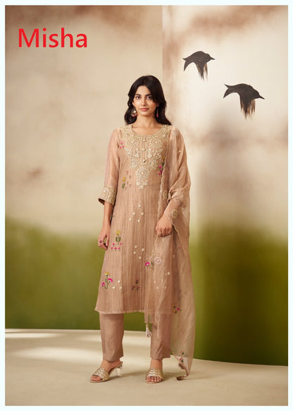 Floral Bootis 2609 Misha Salsa Readymade Pant Style Suits Wholesaler Ahmedabad