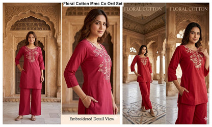 Floral Cotton Mmc Co Ord Set Manufacturer Gujarat
