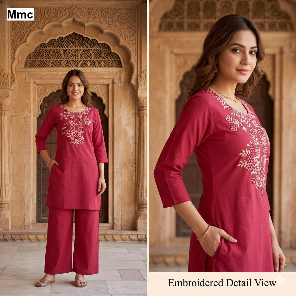 Floral Cotton Mmc Co Ord Set Manufacturer Gujarat