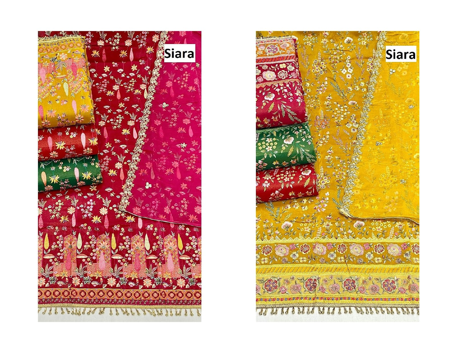 Floral Embroidery 03 Siara Viscose Simmer Salwar Suits Exporter