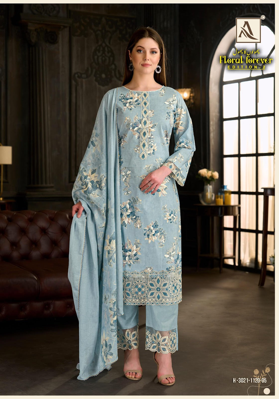 Floral Forever Edition 2 Alok Cambric Cotton Karachi Salwar Suits Wholesale Rate
