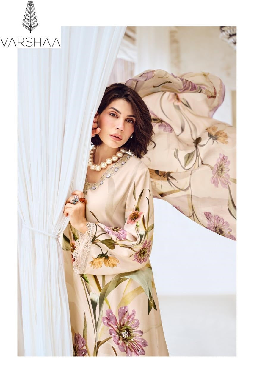 Floral Forever Special Varshaa Viscose Muslin Pant Style Suits Exporter