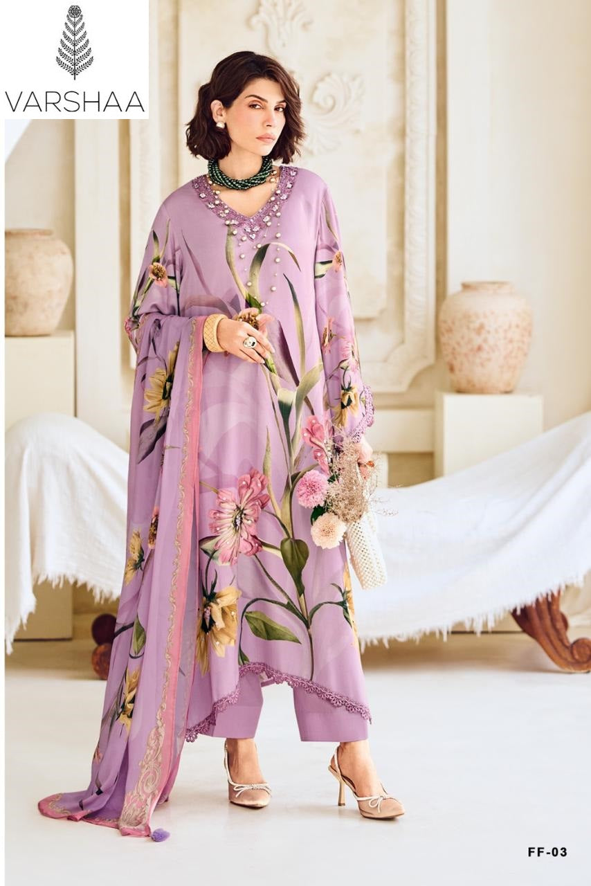 Floral Forever Varshaa Viscose Modal Pant Style Suits Wholesale Price